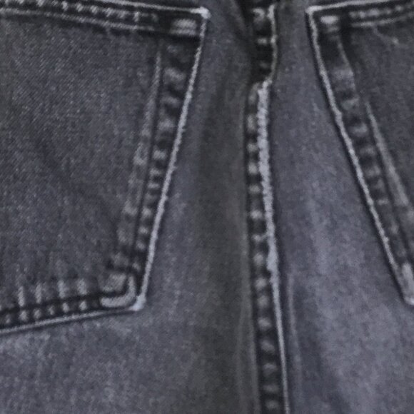 Reformation Cropped Raw Hem Hi Rise Distressed Jean 25 - Picture 8 of 10